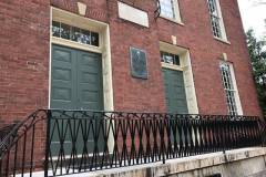 Finished Painting Front Doors of Historic Church in Alexandria, VA