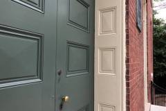 Close Up of Painted Doors in Alexandria, VA