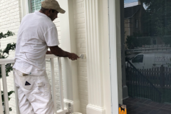 Painting Details Near Doorway of Alexandria, VA Home