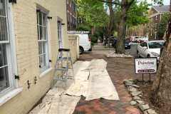 Covering Up Sidewalk to Keep Area Neat and Tidy in Alexandria, VA