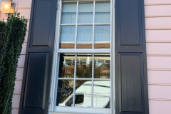 Window Details After Painting Exterior of Town Home in Old Town Alexandria