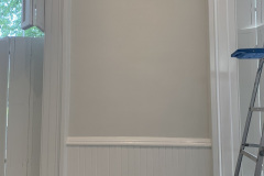 Finished Wall and Wainscoting of Gallery in Old Town Alexandria