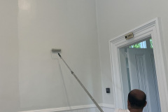 Finishing Up the Painting of Gallery After Interior Repairs in Old Town Alexandria