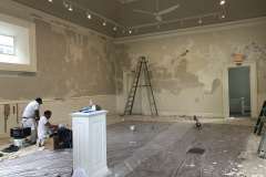 Continuing to Work on Interior of Gallery in Old Town Alexandria