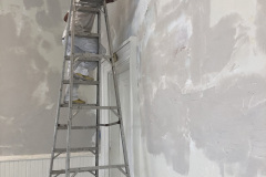 Winkler Painting Crew Working on Interior Repairs in Old Town Alexandria