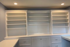 Freshly Painted Shelves in Alexandria, VA Home