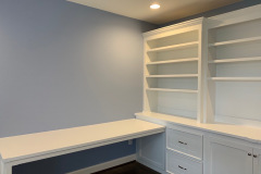 Other Side of Painted Shelves in Alexandria, VA