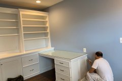 Painting Shelves in Alexandria, VA