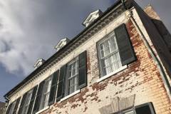 Windows on the Upper Level of Painting Site in Old Town Alexandria