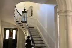 Bottom Level View of Stairs After Interior Work Completed in Alexandria, VA