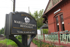 Repainting Sykesville Train Station