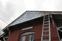 Repainting Sykesville Train Station