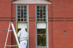 Repainting Sykesville Train Station