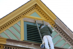Repainting Sykesville Train Station