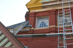 Repainting Sykesville Train Station
