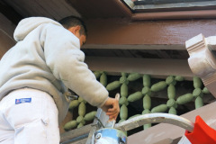 Repainting Sykesville Train Station