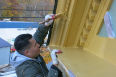 Repainting Sykesville Train Station