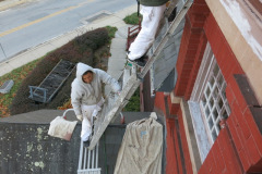 Repainting Sykesville Train Station