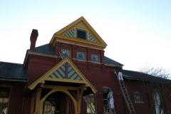 Repainting Sykesville Train Station