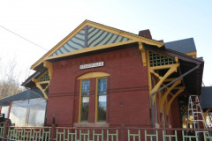 Repainting Sykesville Train Station